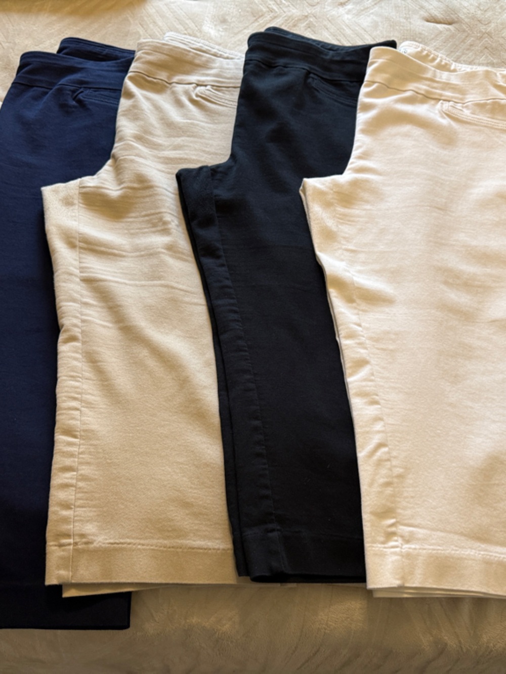 croft & barrow Womens Capris - Navy, Khaki, Black, White
